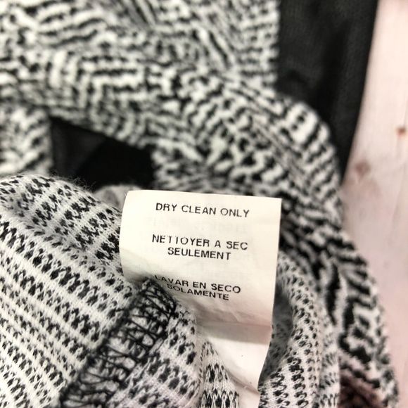 Karen Kane Women Short Sleeve Faux Leather Trim Sheath Dress Size Small M118 -9 - Picture 7 of 13